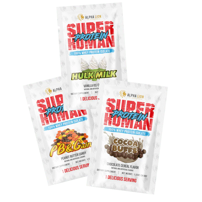 3 x Superhuman Protein samples FG