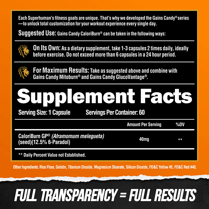 GAINS CANDY™ CALORIBURN®  - Burn More Calories† - Image 4
