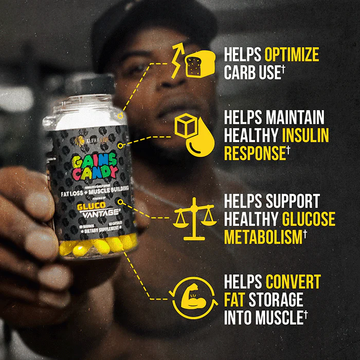 GAINS CANDY™ GLUCOVANTAGE®  - Insulin Mimicker For Fat Loss & Muscle Building - Image 8