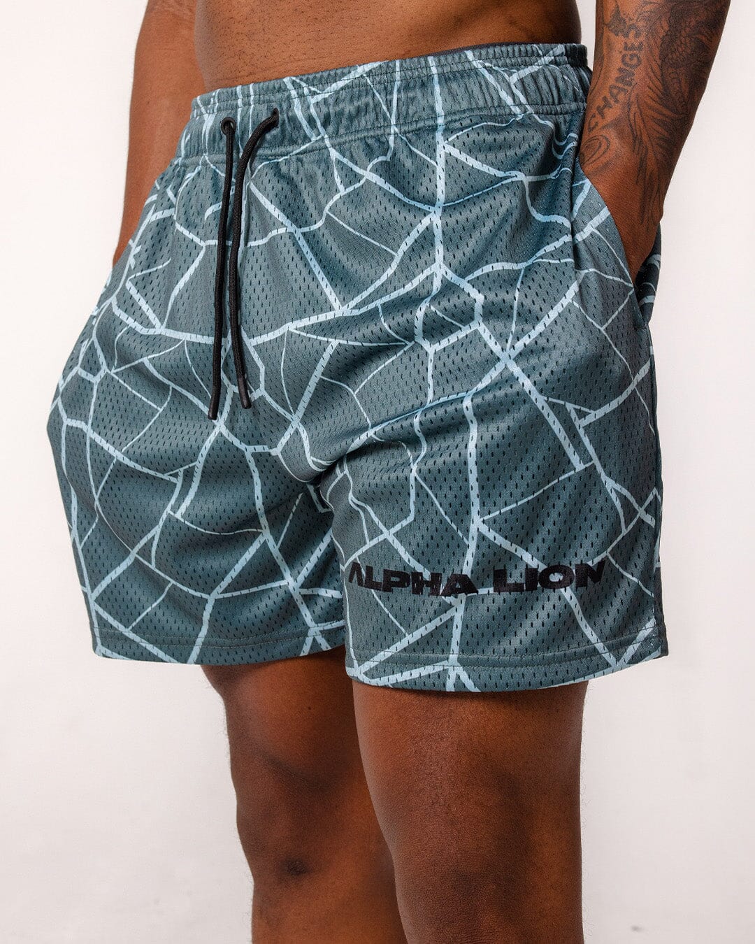 Legacy Mesh Shorts | "Cracked" - Image 27