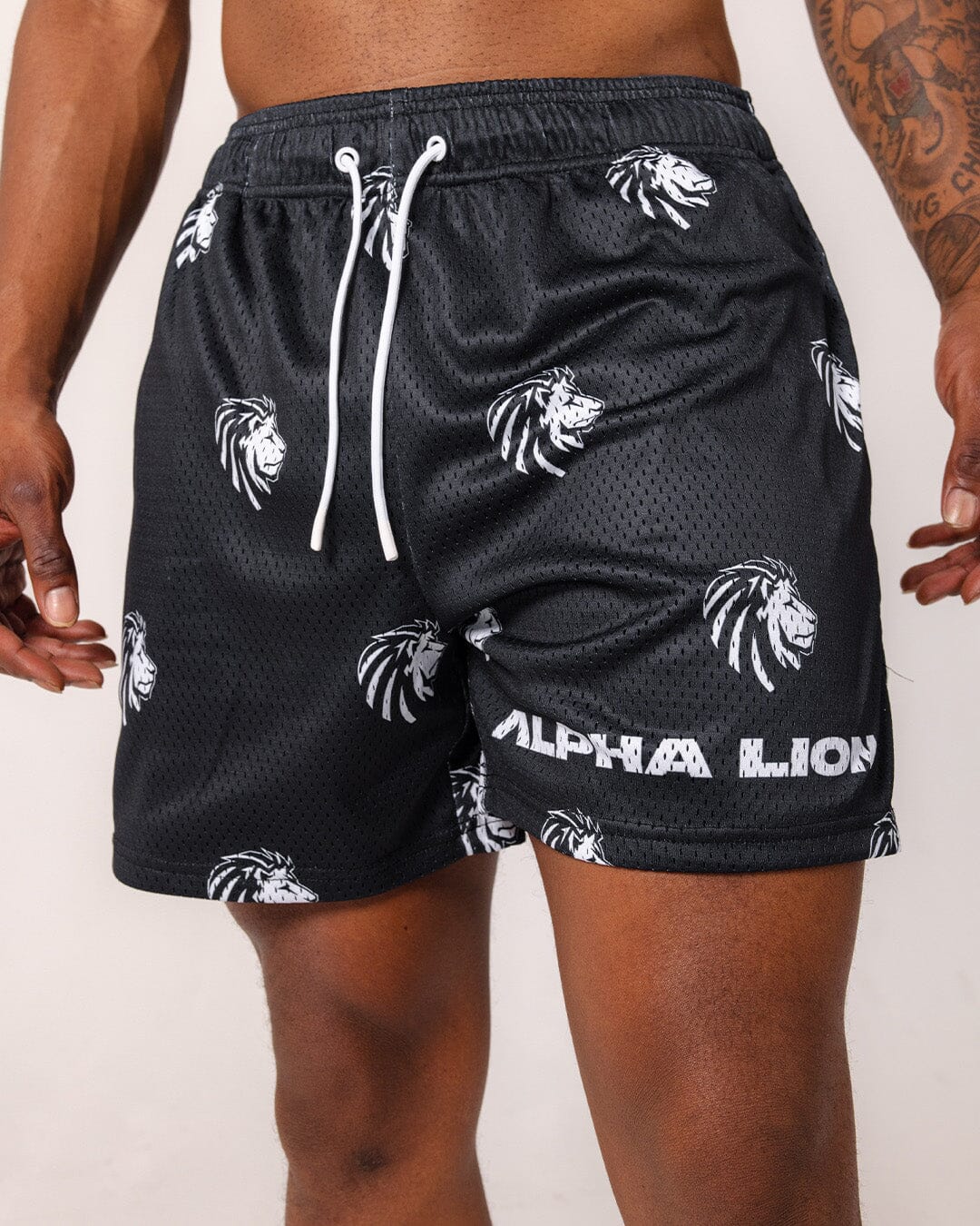 Legacy Mesh Shorts | "Lion Echo" - Image 9