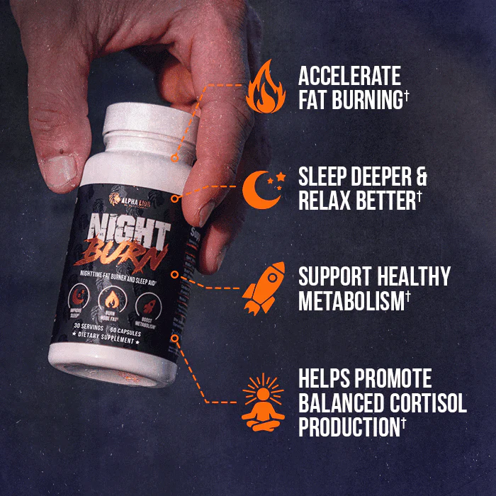 NIGHT BURN - Nighttime Fat Burner NL x6 - Image 4