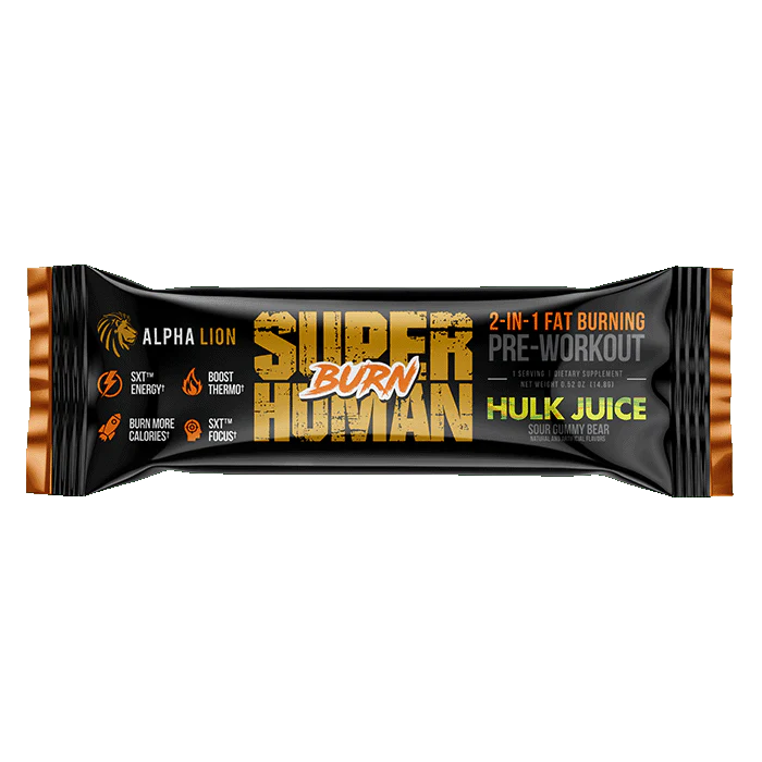 SUPERHUMAN® BURN SAMPLE - 2 in 1 Fat Burning Pre-Workout†