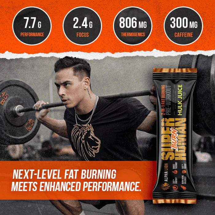SUPERHUMAN® BURN SAMPLE - 2 in 1 Fat Burning Pre-Workout† - Image 6