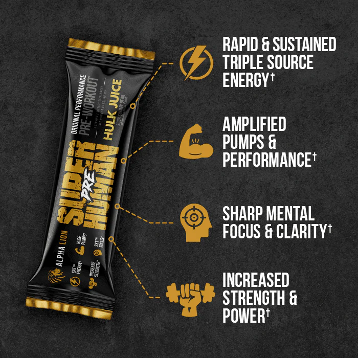 SUPERHUMAN® PRE SAMPLE - Original Performance Pre-Workout† - Image 7