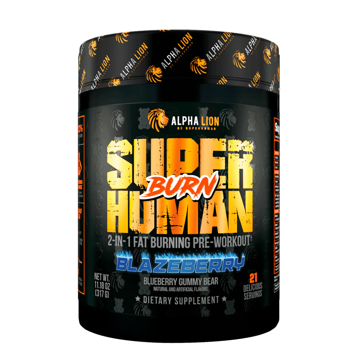 SUPERHUMAN® BURN - 2 in 1 Fat Burning Pre-Workout† - Image 3