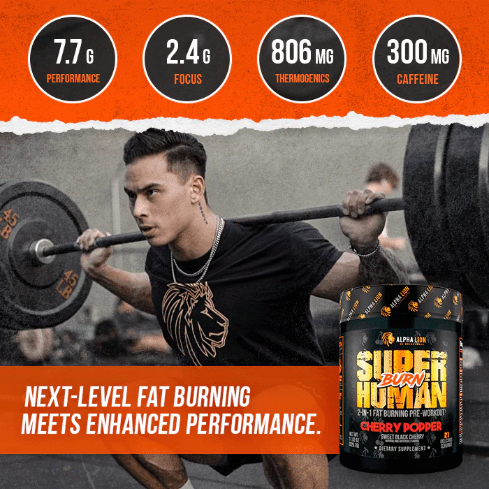 SUPERHUMAN® BURN - 2 in 1 Fat Burning Pre-Workout† - Image 8