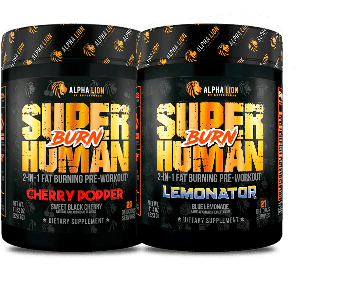 SUPERHUMAN® BURN - 2 in 1 Fat Burning Pre-Workout† ... - Image 19