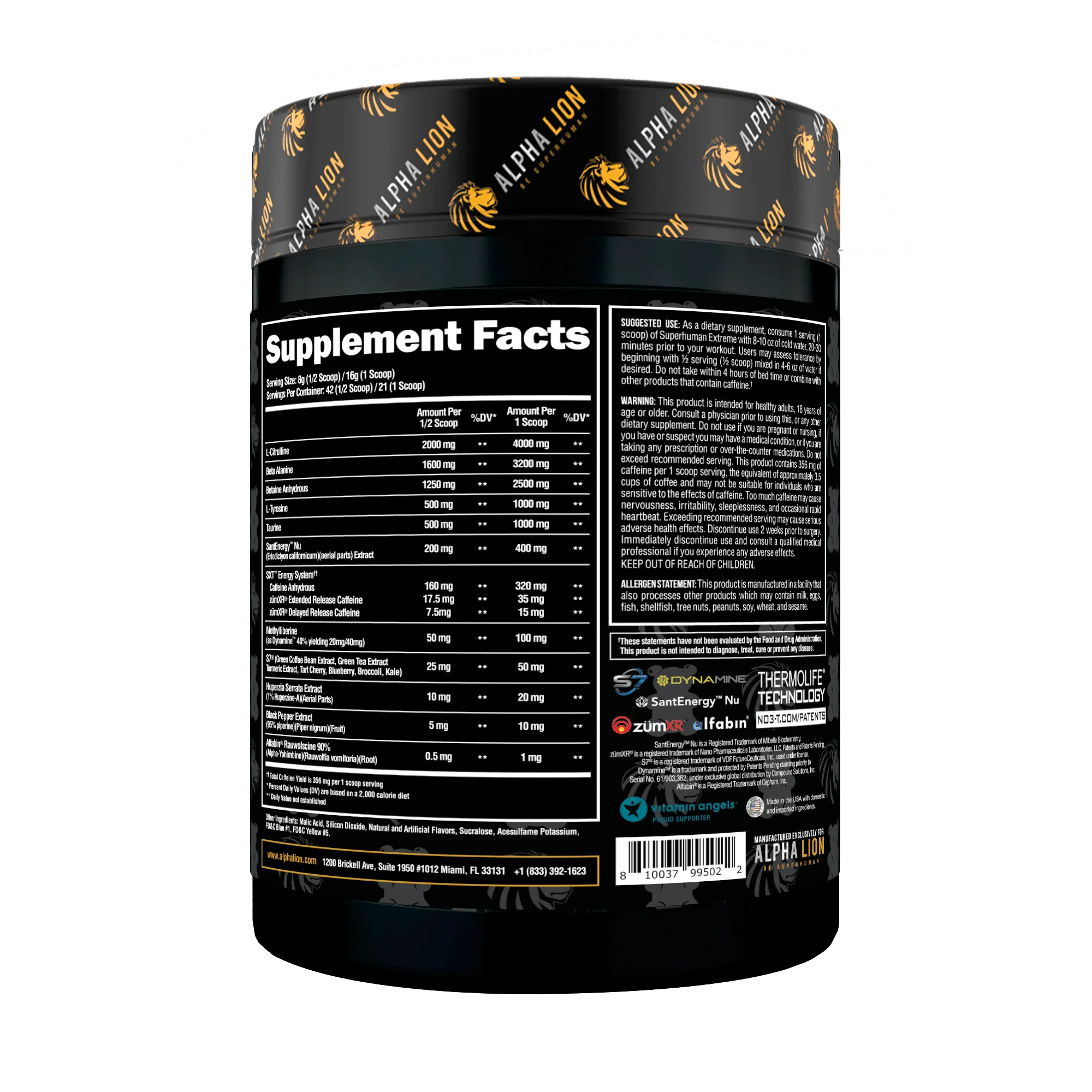 SUPERHUMAN® EXTREME - Extreme Energy Pre-Workout Formula - Image 3