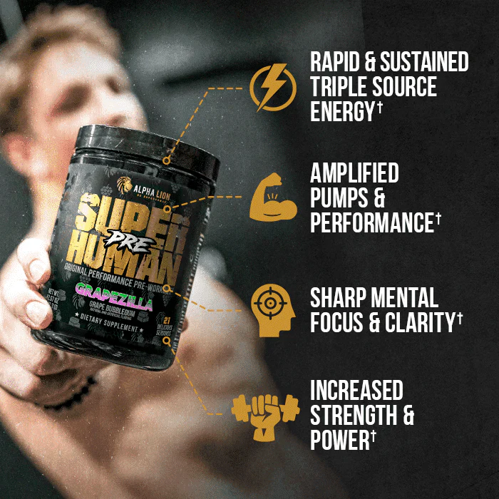 SUPERHUMAN® PRE-WORKOUT - Original Performance Pre-Workout† - Image 6