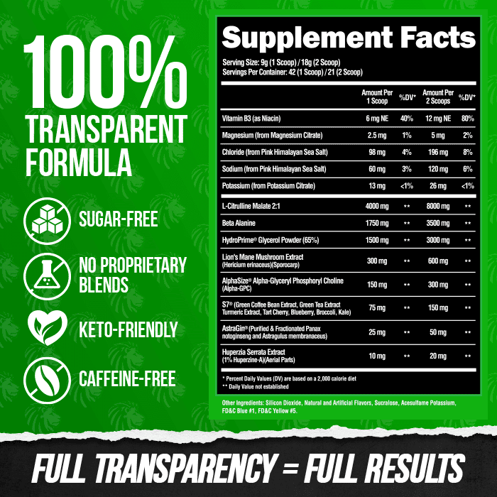 SUPERHUMAN PUMP - Stim Free Pre Workout - Image 9
