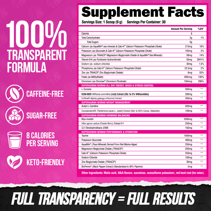 SUPERHUMAN® WOMAN - Hormone Balancing Performance Drink - Image 4