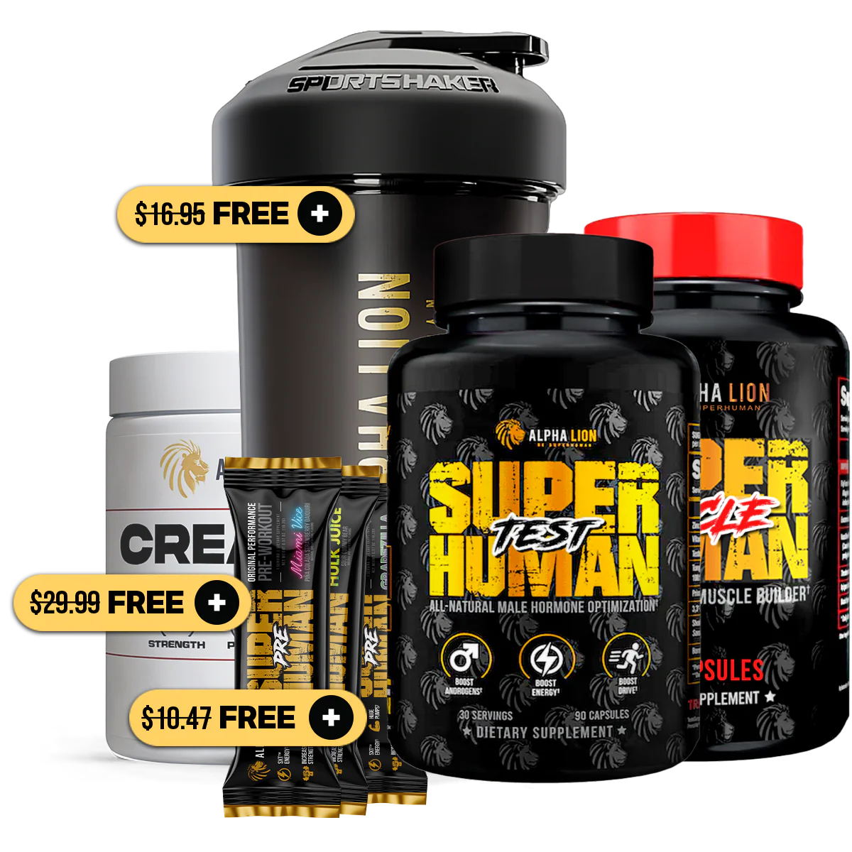The Alpha Stack - (SuperHuman Muscle & SuperHuman Test) - Image 2
